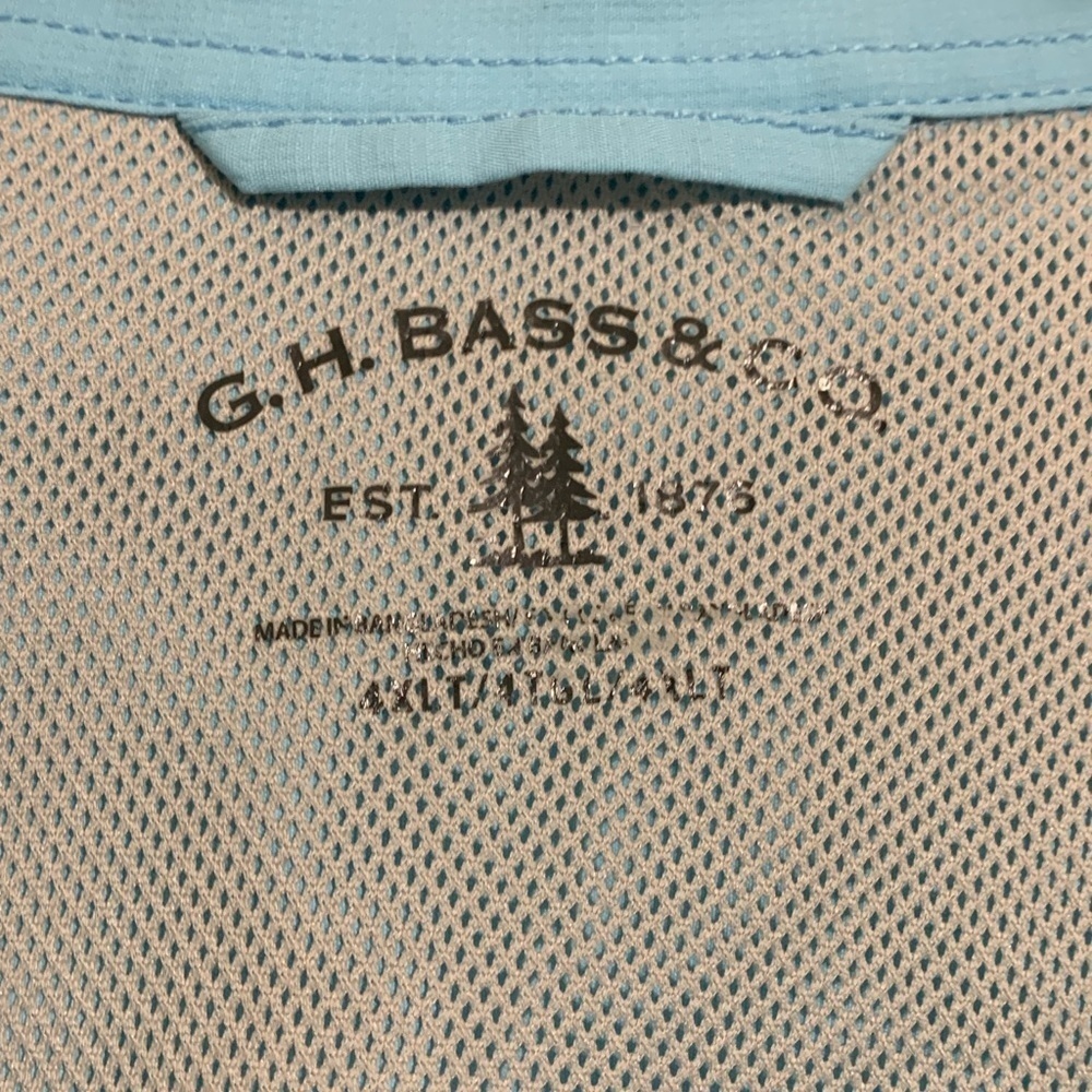 G.H. Bass & Company Short Sleeve Shirt 4XL/T - Picture 3 of 7